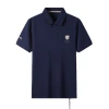 Zhu Di Cotton Iron Blood Lapel 2023 Summer Men's Polo shirt short-sleeved for middle-aged and young men, half-sleeved Item Picture